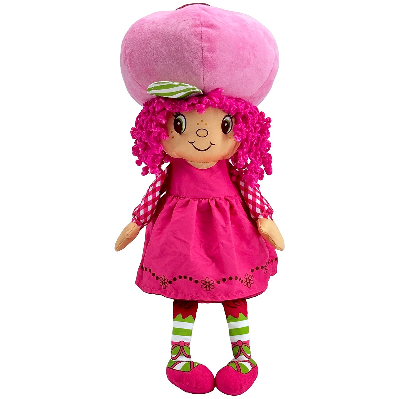Strawberry Shortcake: Pop 'n' Flip - Raspberry Torte - 15" Plush Doll - 2-In-1: Muffin Opens Into A Soft Companion, Play & Cuddle, Kid-Baby-Toddler